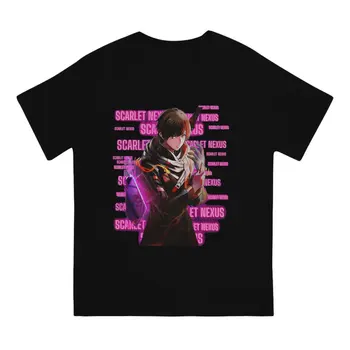 Мужская футболка из аниме Kasane, футболка из ткани Scarlet Nexus Crewneck с коротким рукавом, забавная идея подарка высшего качества